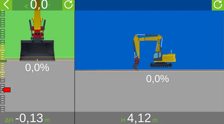 Digpilot for gravemaskin